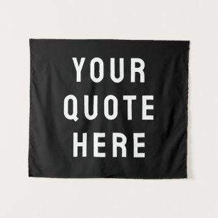 Tenture Bannière de citation personnalisée Votre citation 