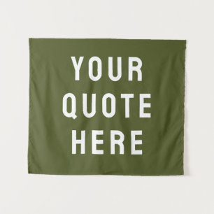 Tenture Bannière de citation personnalisée Votre citation