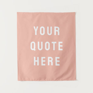 Tenture Bannière de citation personnalisée Votre citation 