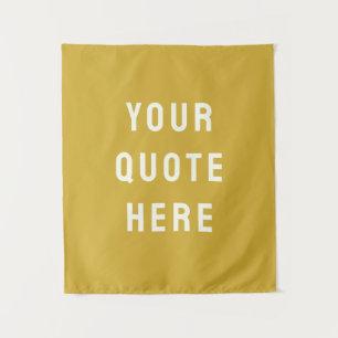 Tenture Bannière de citation personnalisée Votre mur de ci