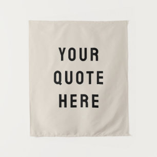 Tenture Bannière de citation personnalisée Votre mur de ci