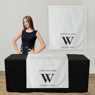 Tenture Bannière de coureur de table de boutique éphémère