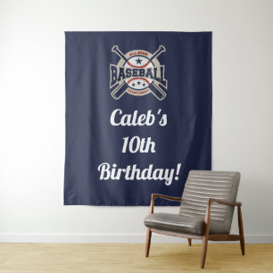 Tenture Bannière de fête d'anniversaire pour l'équipe de b