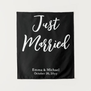 Tenture Bannière de mariage personnalisée Panneau de cérém