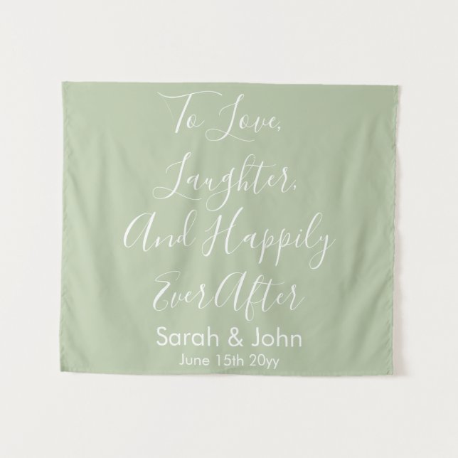 Tenture Bannière de réception de l'emplacement chic person (Devant (Horizontal))