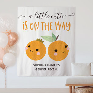 Tenture Bannière de révélation du sexe de Little Cutie Cit