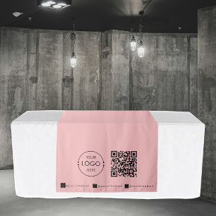 Tenture Bannière de Runner Table Personnalisée Code QR Ent