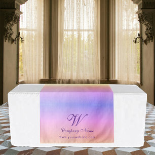 Tenture Bannière de table de société de lin arc-en-ciel éc