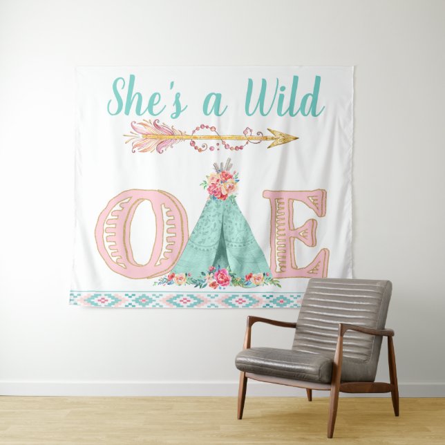 Tenture Bannière de toile de fond de fête d'anniversaire G (En situation (horizontale))