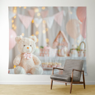 Tenture Bannière de toile de fond de mur pour fête prénata