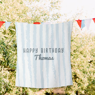 Tenture Bannière de toile de fond de nom d'anniversaire pe