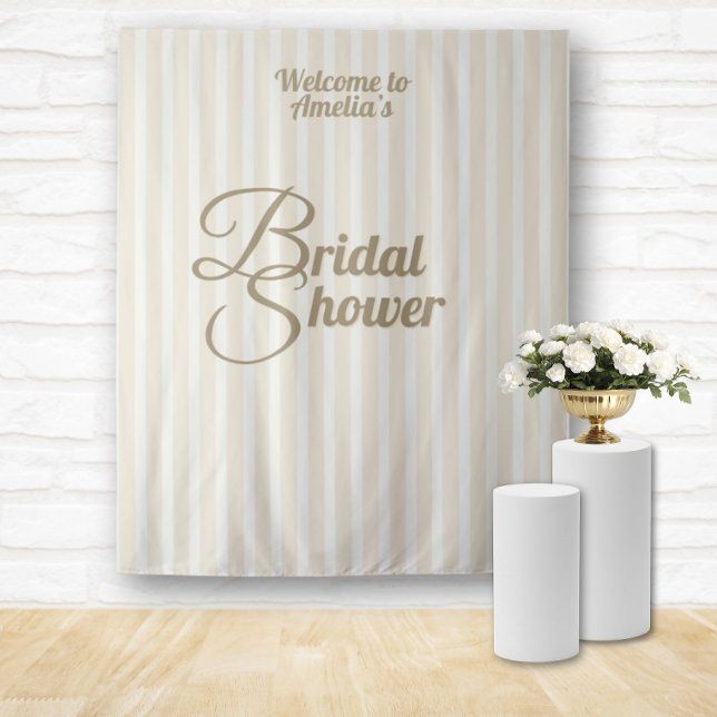 Tenture Bannière personnalisée pour enterrement de vie de  (Bridal Shower Party Banner Custom Welcome Signs)