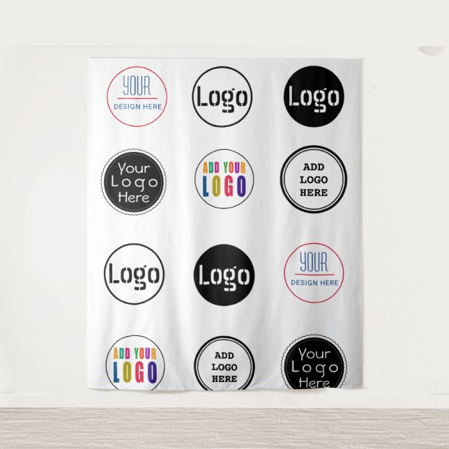 Tenture Bannière répétitive pour étape commerciale (Devant)