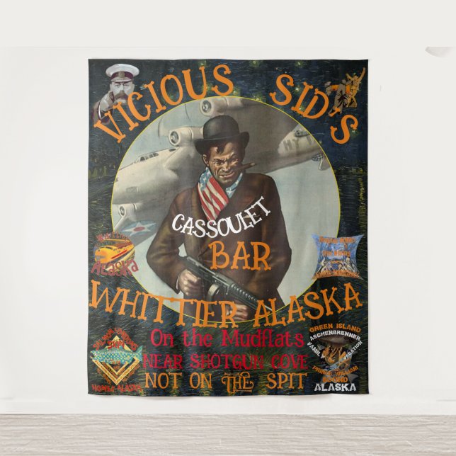 TENTURE BAR À CASSOULET VICIEUX SID WHITTIER ALASKA (Devant)