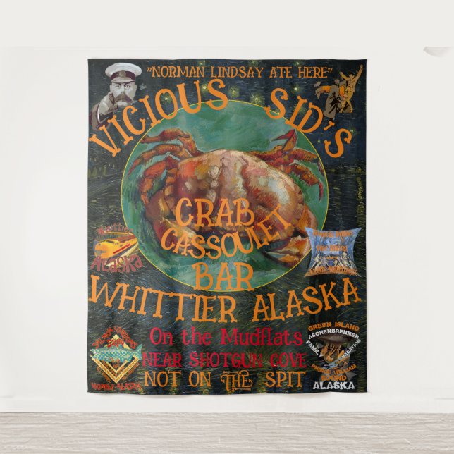 TENTURE BAR À CASSOULET VICIEUX SID WHITTIER ALASKA (Devant)