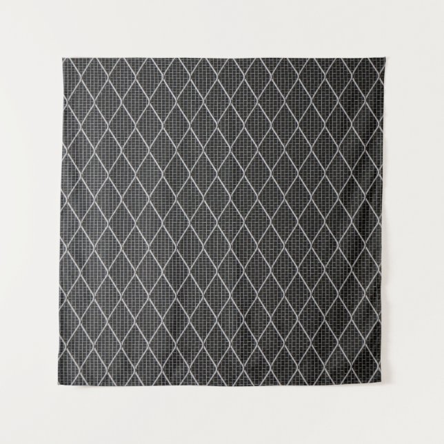 Tenture Barre métallique gris (Devant)