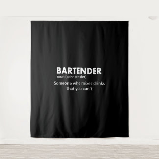 Tenture Bartender Funny Bartender Définition Bière Vodka W