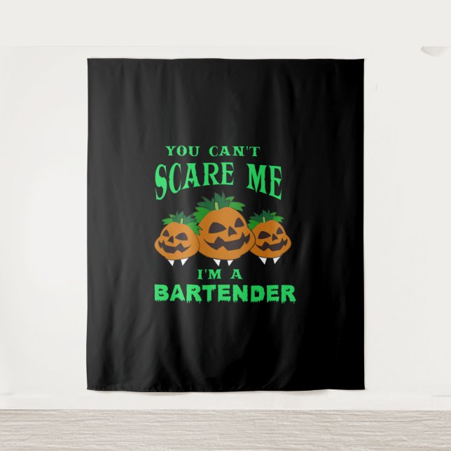 Tenture Bartender Halloween (Devant)