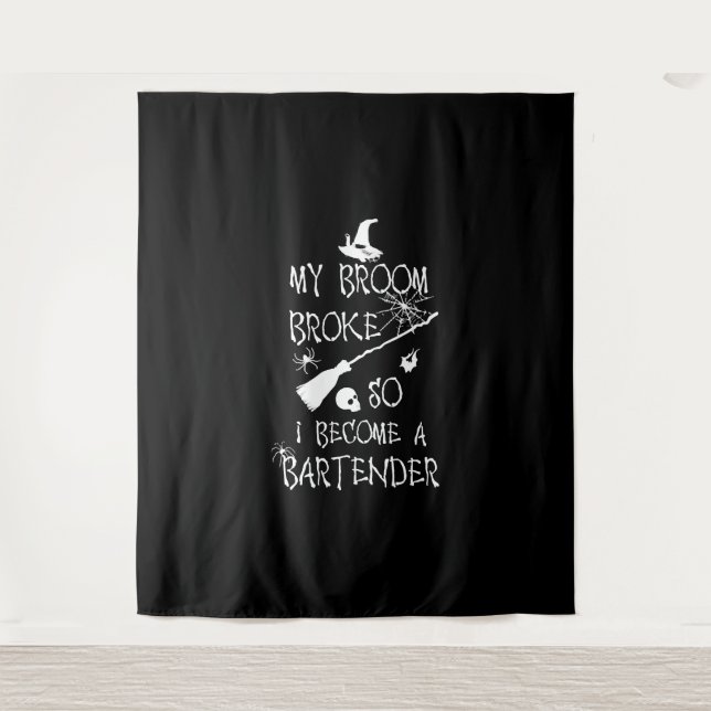 Tenture Bartender Halloween (Devant)