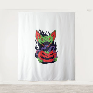 Tenture Bat Halloween - Scandale Vampire Citrouille Hallow