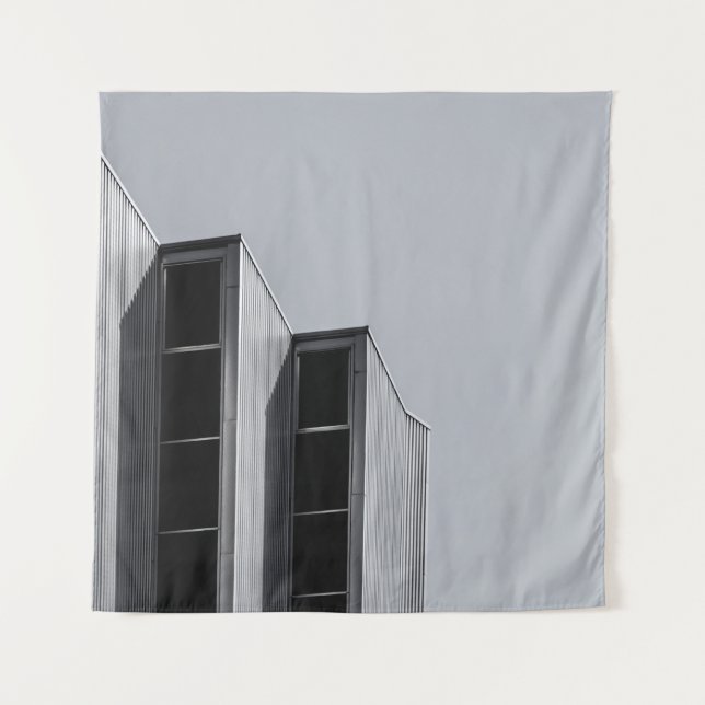 TENTURE BÂTIMENT EN BÉTON GRIS (Devant)