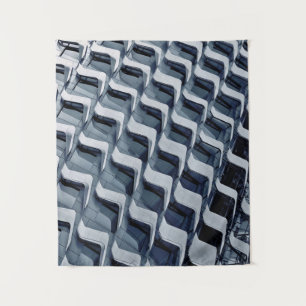 Tenture Bâtiment en hauteur gris
