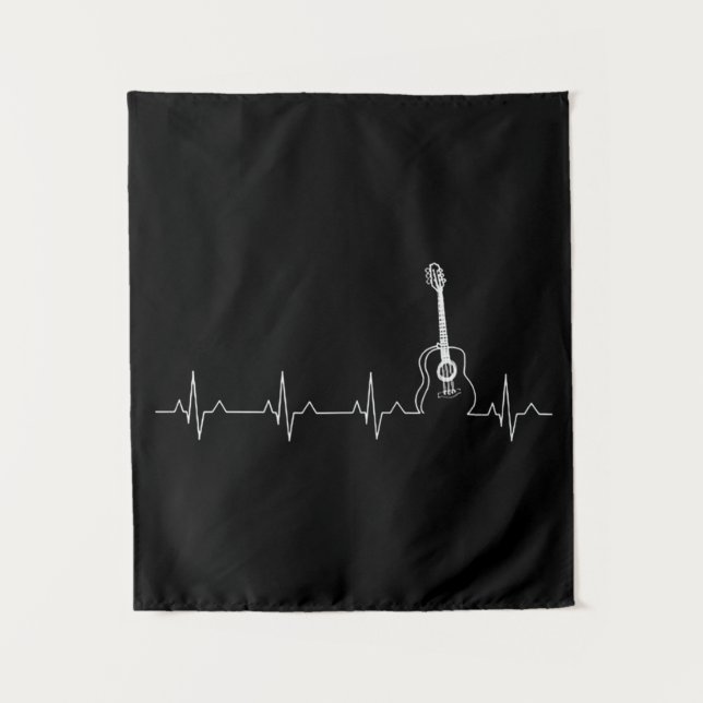 Tenture battement cardiaque guitare (Devant)
