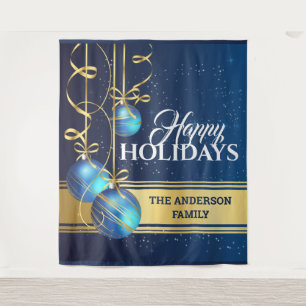 Tenture Baubels de Noël luxueux mur de salutations