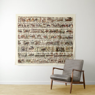 Tenture BAYEUX TAPESTRY 1066 Bataille d'Hastings