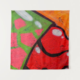Tenture Beau art de rue de graffiti. Couleur Abstraite c
