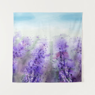 Tenture Beau champ de lavande