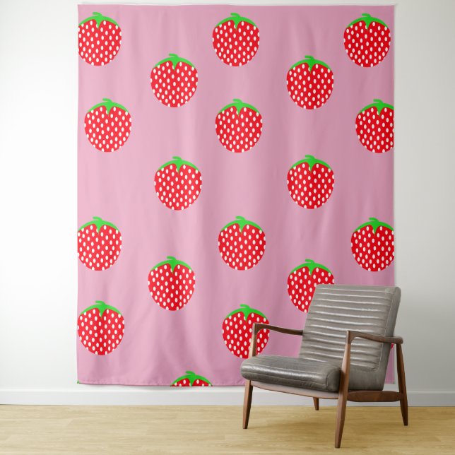 Tenture Beau été Berry (En situation)