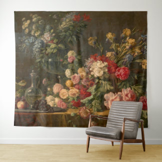 Tenture Beau musée des Beaux-Arts Mur aux fleurs