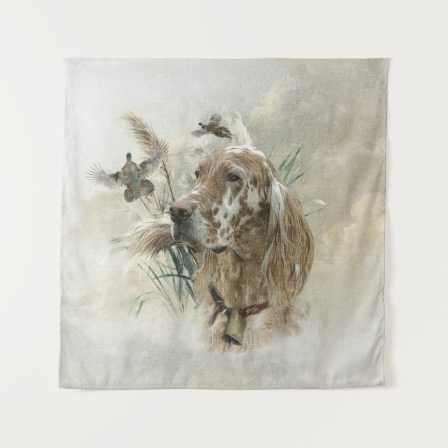 Tenture Beau plateau avec faisans, Art (Devant)