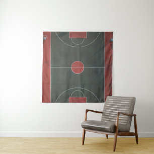 Tenture Beaux dessins de basketball