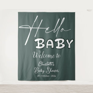 Tenture Bébé élégant bonjour Fond de salle de fête pour bé