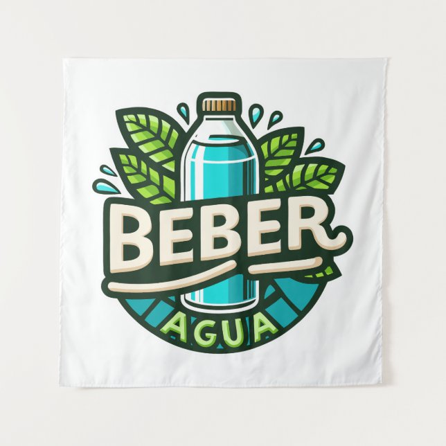 Tenture Beber agua (Devant)