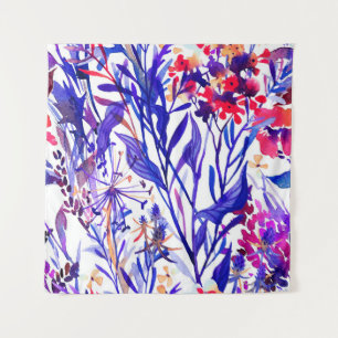 Tenture Belle aquarelle fleurie sans couture motif