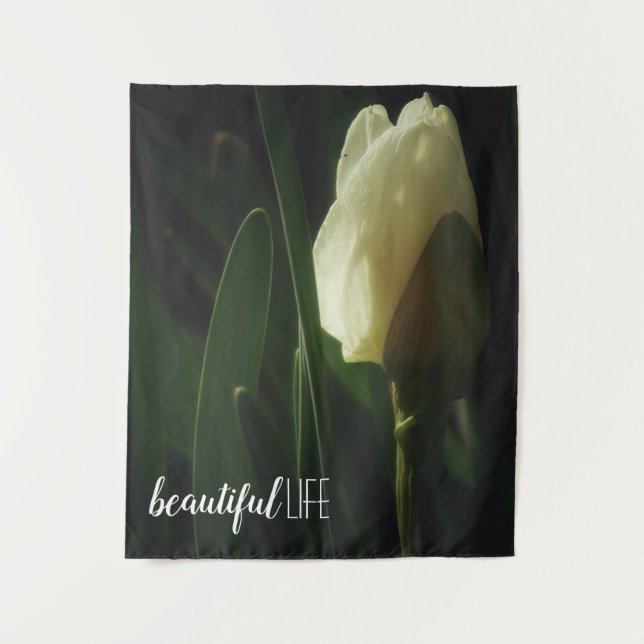 Tenture Belle Citation de vie Daffodil Flower (Devant)
