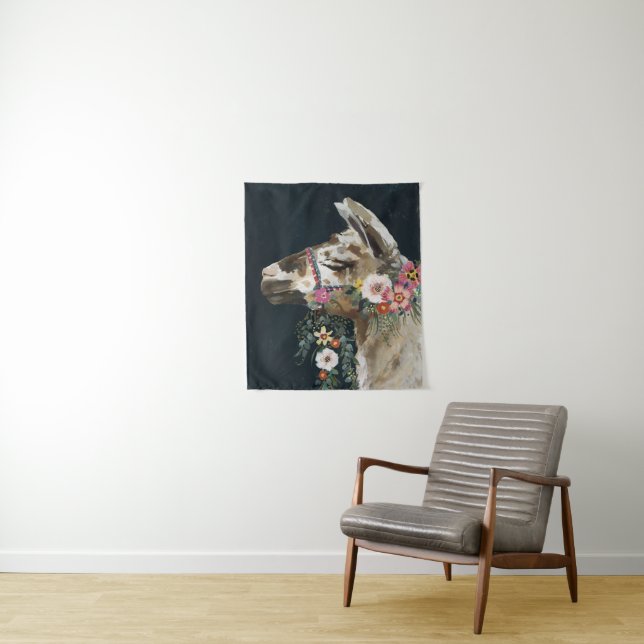 Tenture Belle Llama (En situation)