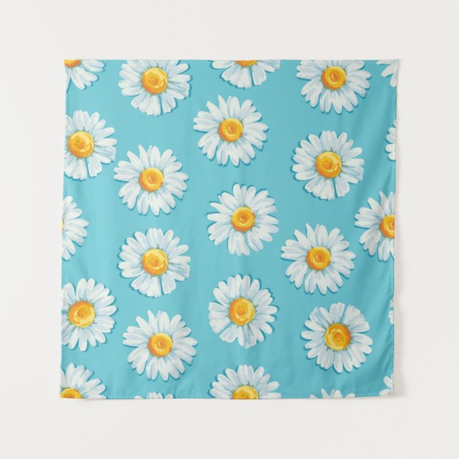 Tenture Belle marguerite fleurs sans couture motif (Devant)