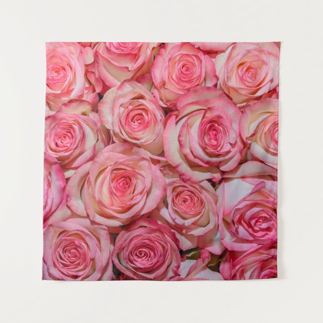 Tenture Belles roses roses roses (Devant)