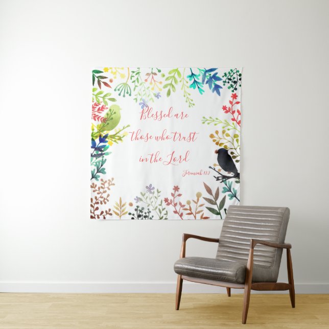 Tenture Bienheureux (En situation)