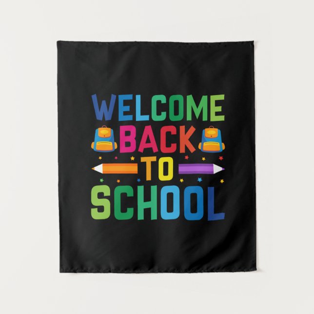 Tenture Bienvenue À L'École (Devant)