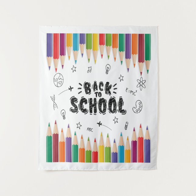 Tenture Bienvenue À L'École Chemise, Premier Jour De L'Éco (Devant)