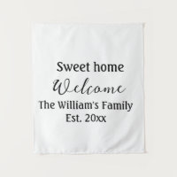 Bienvenue douce maison ajouter nom de famille anné