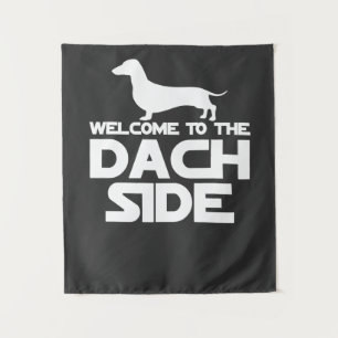 Tenture Bienvenue du côté du dachshund