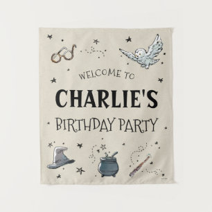 Tenture Bienvenue pour le premier anniversaire de Harry Po