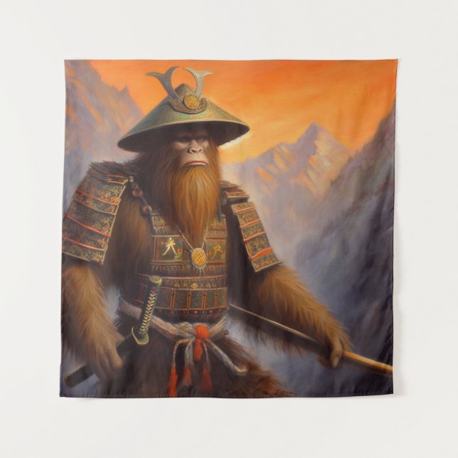Tenture Bigfoot Samurai (Devant)