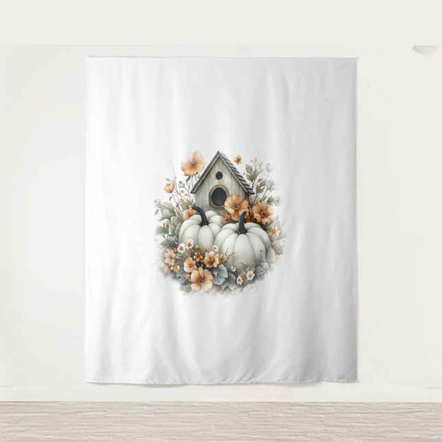 Tenture Birdhouse Shirt Country Citrouille (Devant)